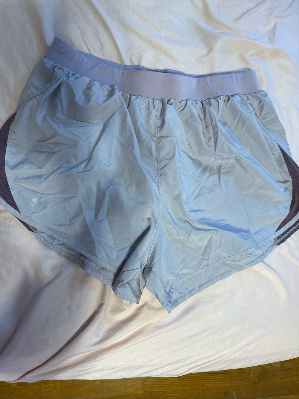 Under Armour Women's Pale Blue Running Shorts